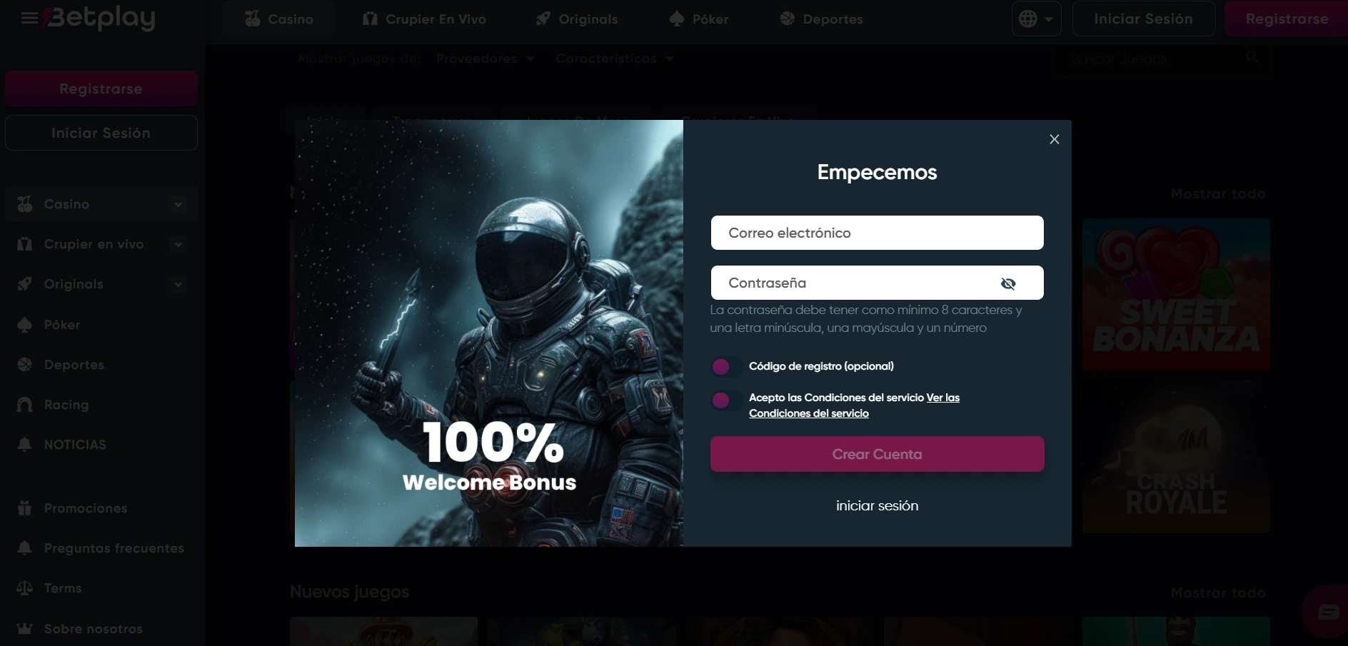 betplay aviator registration