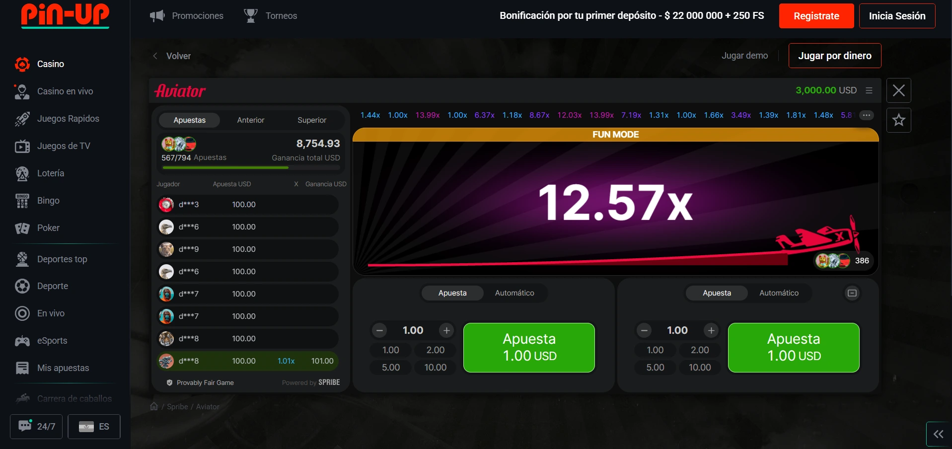 pin up aviator high risk gameplay